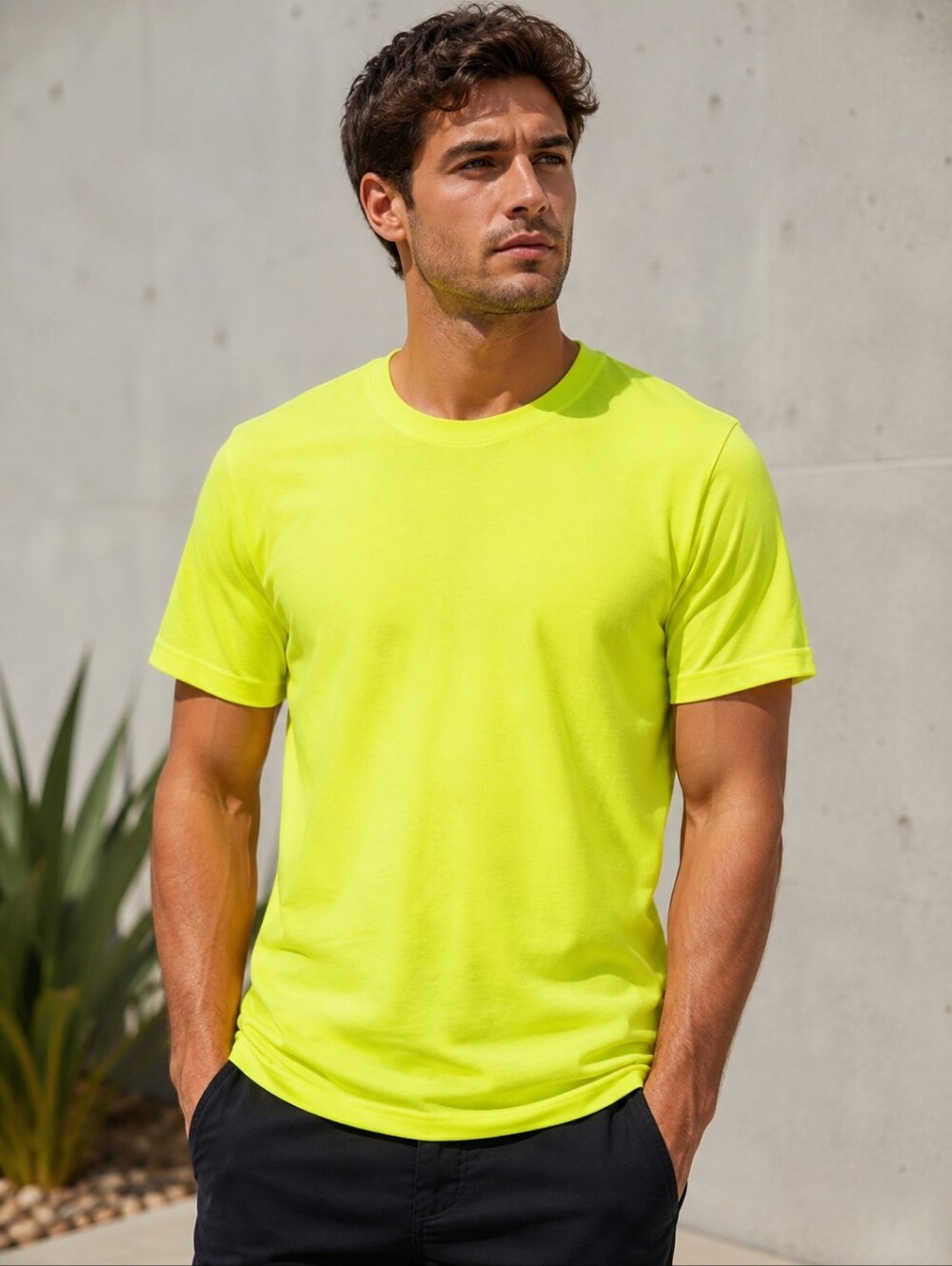 Supreme Hanes Tagless Tee 2 Pack Fluorescent Yellow XL NWT